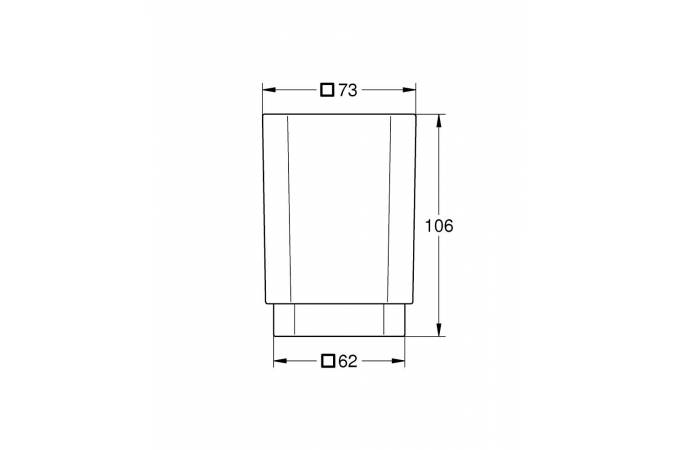 Стакан GROHE Selection Cube хром 40783000