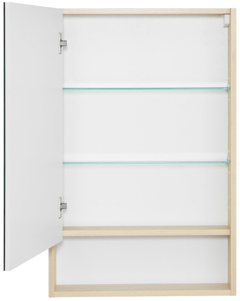 Зеркальный шкаф Aquaton Сканди 55 Белый / Дуб Верона 1A252102SDB20