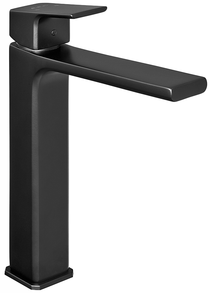 Смеситель для раковины TOPAZ TIERA 237 мм без донного клапана матовый черный 102188002C1EX