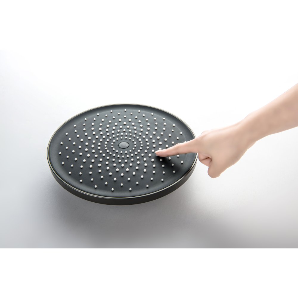 Душевая система Aquanet Лугано AQ2740BGM со смесителем для ванны 255 мм оружейная сталь AQ2740BGM