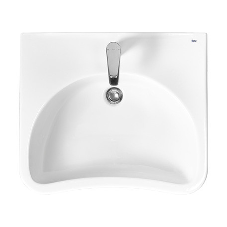 Раковина больничная Roca Access 650х550 мм 1 отверстие ZRU9307659