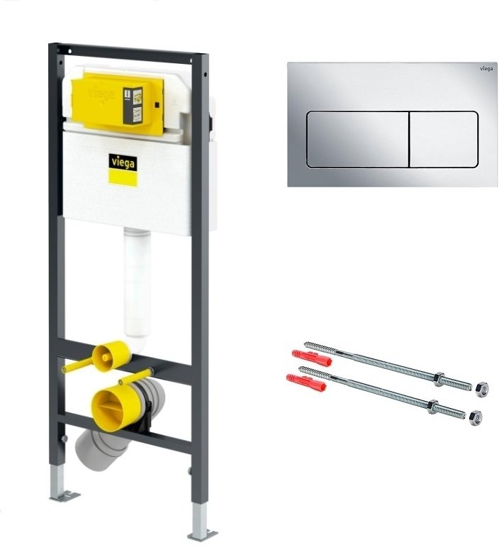 Комплект инсталляция Viega Prevista Dry 1120x490 мм крепления панель Visign for Life 5 8524.10 792824