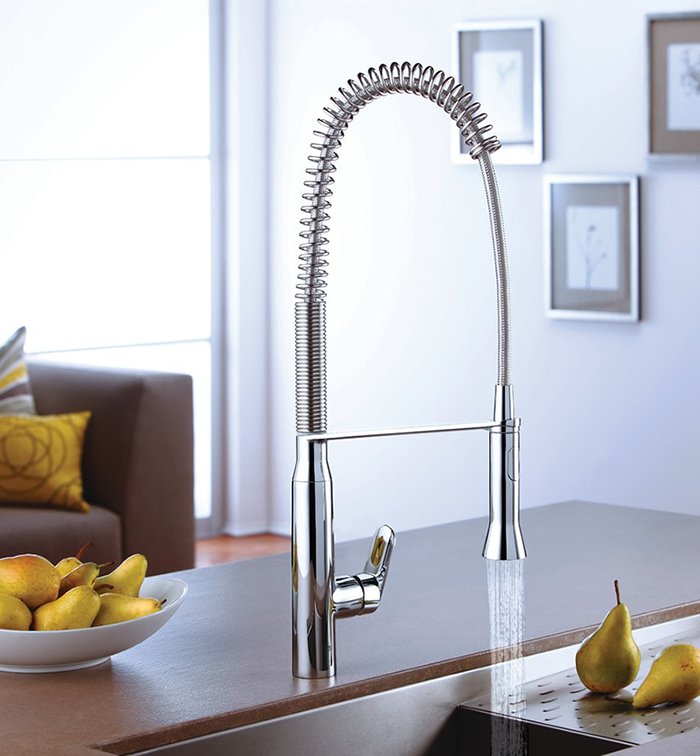 Смеситель для кухни GROHE K7 с высоким изливом хром 32950000