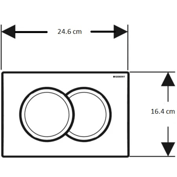 Инсталляция для подвесного унитаза Geberit Duofix Delta 112 см с клавишей Delta01 хром и крепежом 458.149.21.1