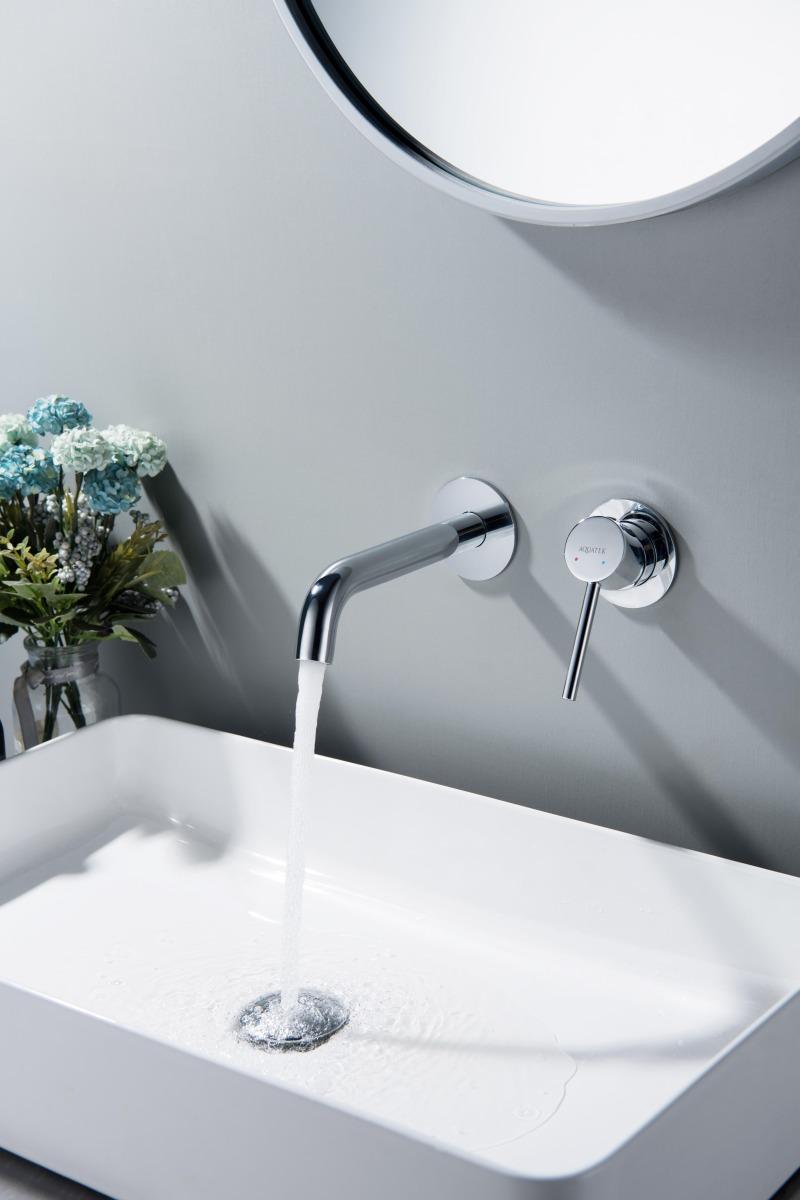 Смеситель для раковины Aquanet Европа AQ1313CR настенный скрытого монтажа хром AQ1313CR