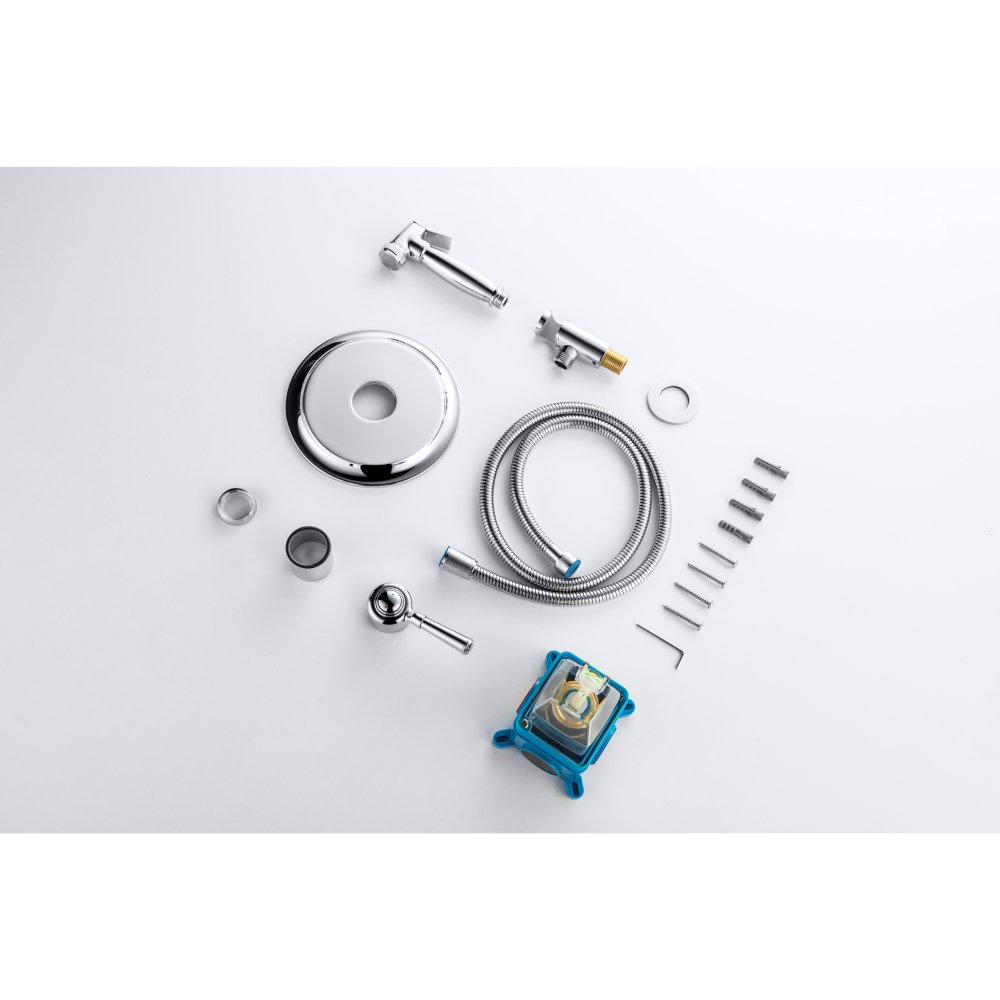 Набор с гигиеническим душем Aquanet Классик со смесителем AQ1519CR