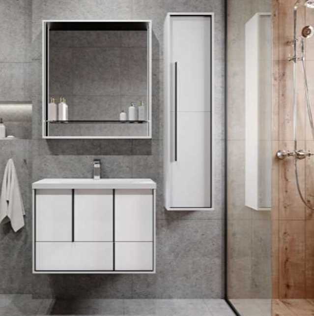 Зеркальный шкаф Aquaton Ривьера 80 1A239102RVX20