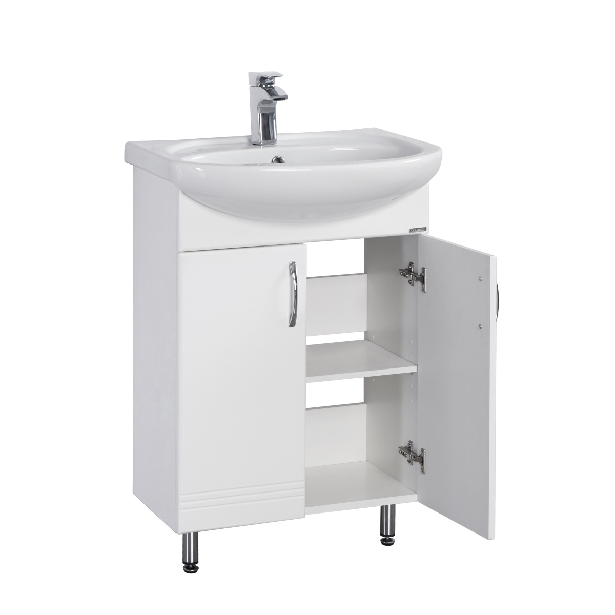 Комплект Акватон Онда 60 тумба 1A122801ON010 и раковина Грация 60 131203S0011B0 1A1228K1ON010