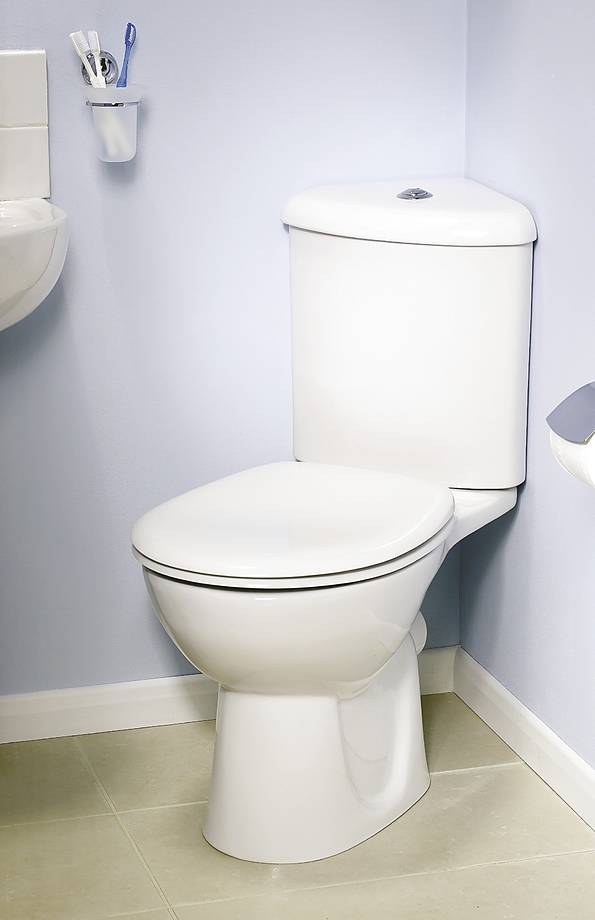 Унитаз угловой напольный VitrA Arkitekt с сиденьем микролифт 9754B003-7201