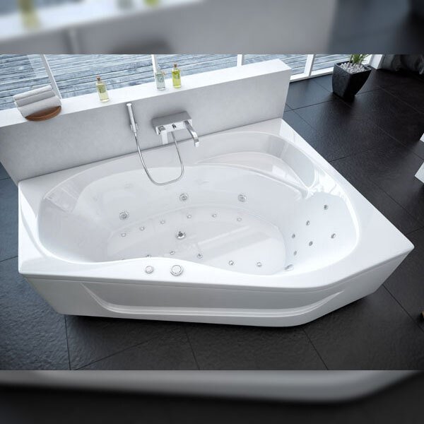 Ванна акриловая Тритон Медея левая с каркасом без экрана MED180-0000007