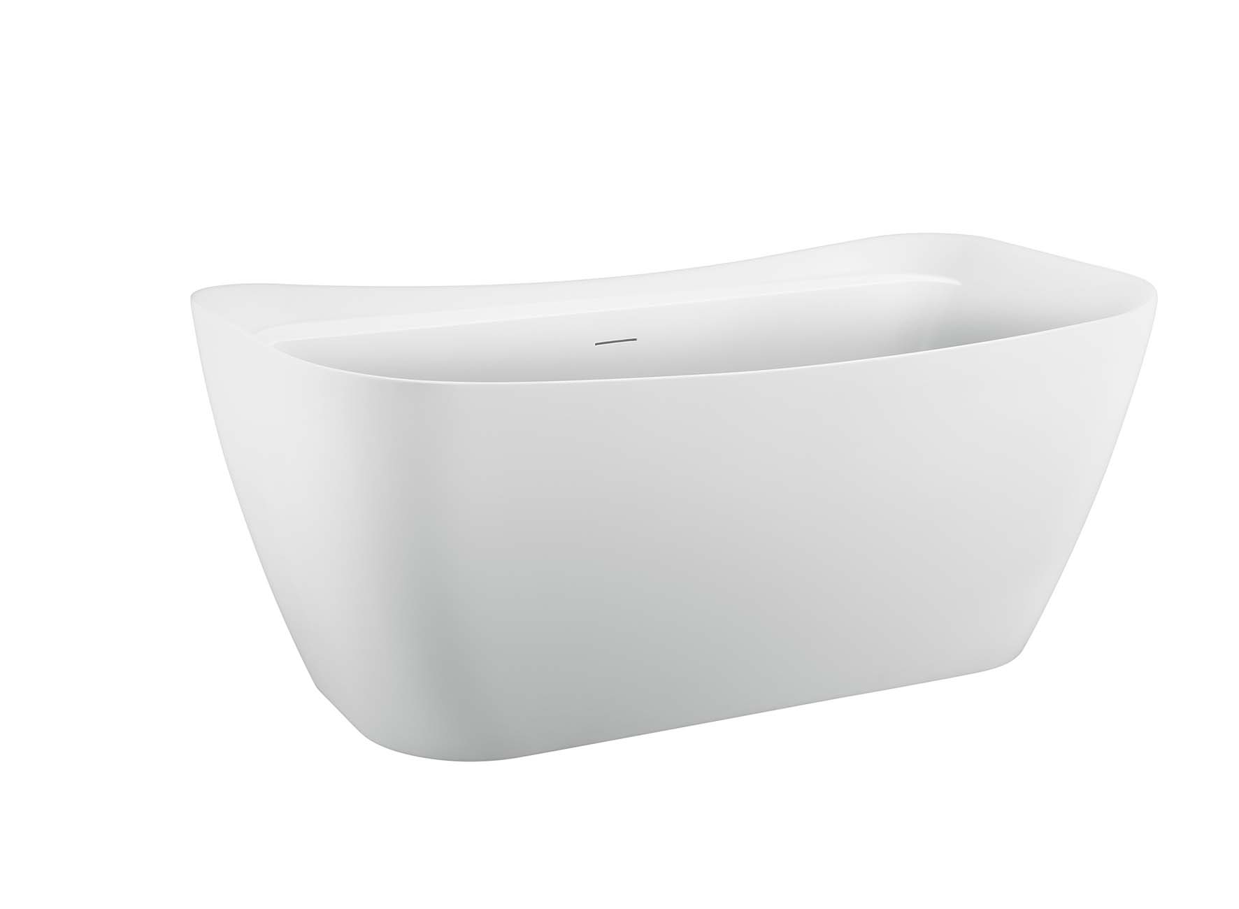 Ванна акриловая отдельностоящая Aquanet АМАДЕО 1700x780x650 мм со сливом и ножками AQ-197778