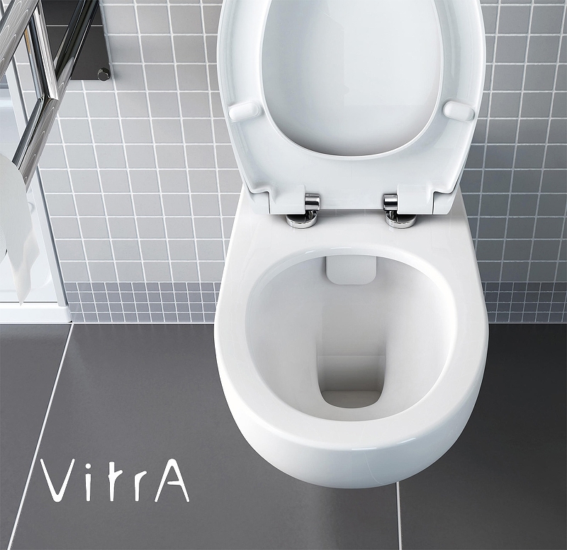 Унитаз подвесной безободковый VitrA Conforma с сиденьем для маломобильных групп 5810B003-6234