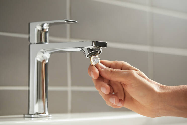 Смеситель для раковины hansgrohe Rebris E 110 72557000