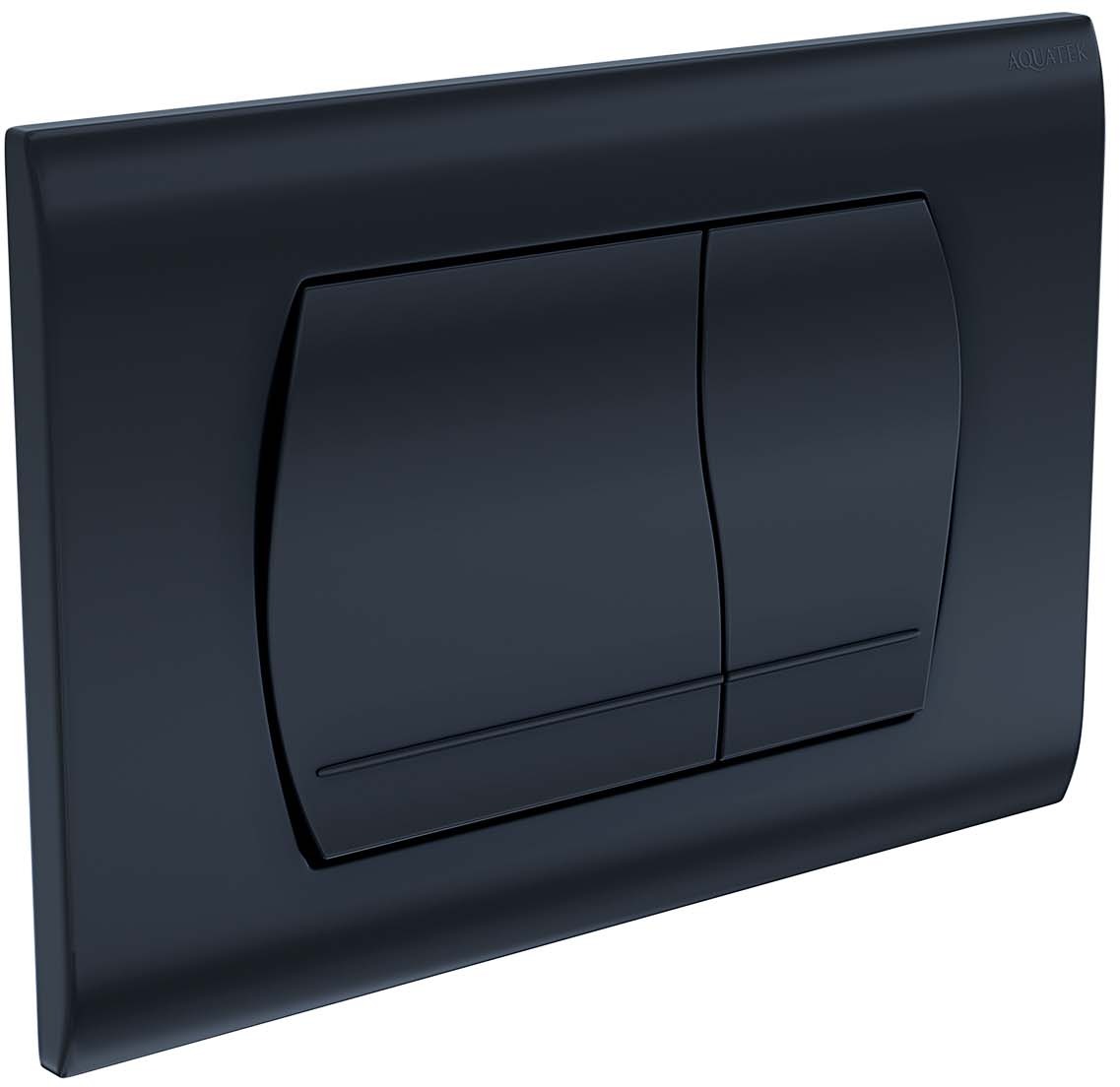 Панель смыва Kordi KDI-0000049 черный прямоугольные кнопки KDI-0000049