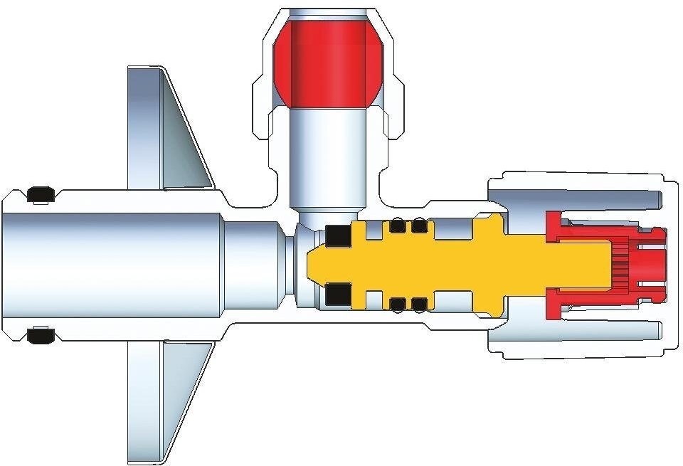 Вентиль угловой GROHE 1/2 x 3/8 для подключения смесителей хром 22039000