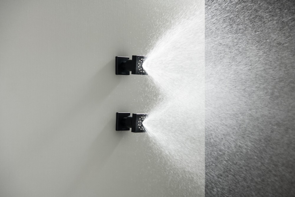 Форсунка боковая Aquanet 50x50 мм матовый черный AQ2098MB