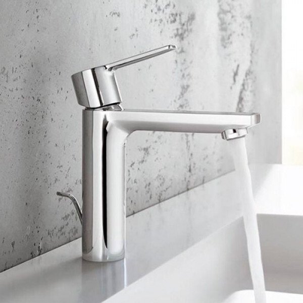 Смеситель для раковины GROHE Lineare New с донным клапаном хром 32114001