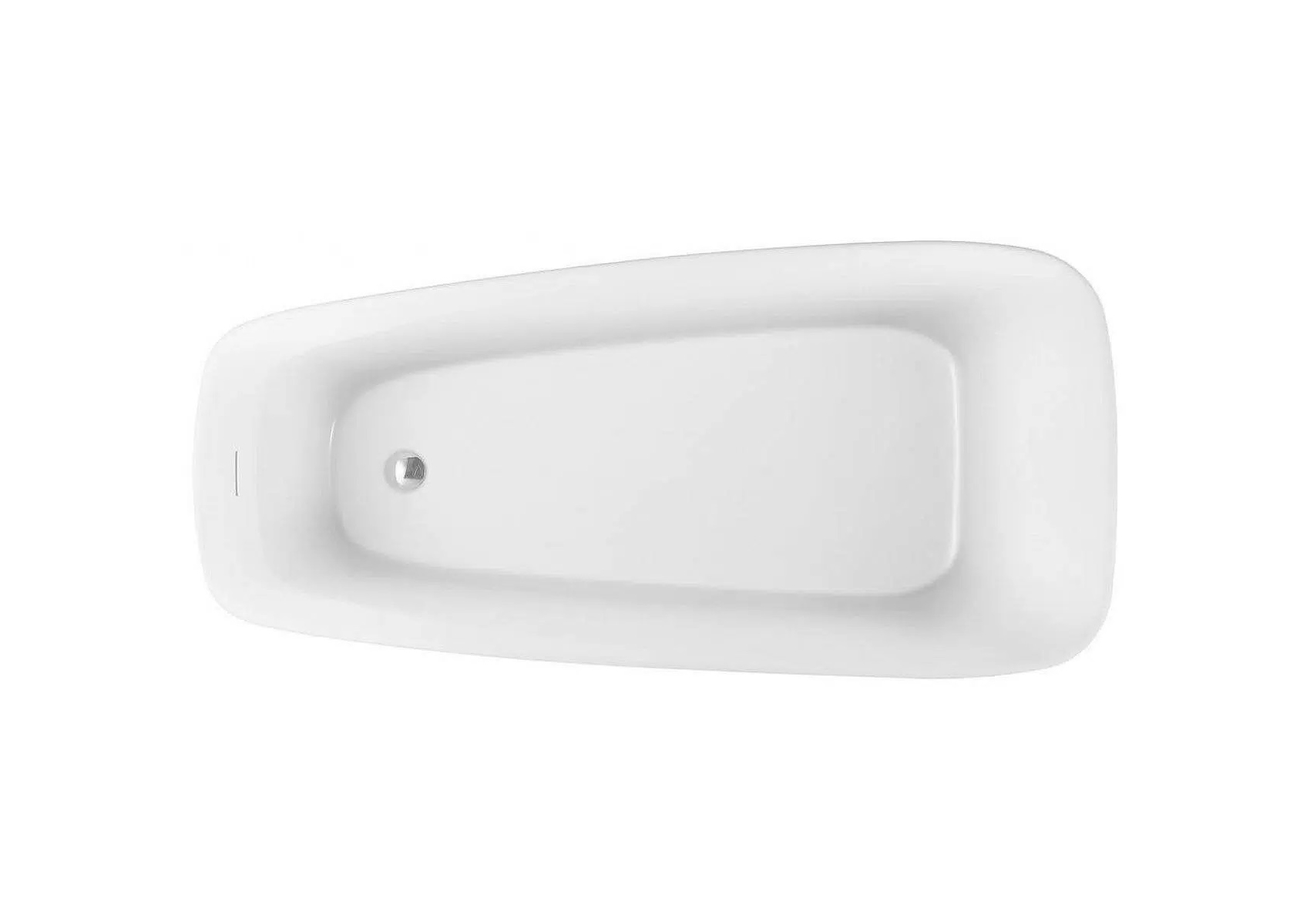 Ванна акриловая отдельностоящая Aquanet ПАОЛА 1700x780x600 мм со сливом и ножками AQ-190778