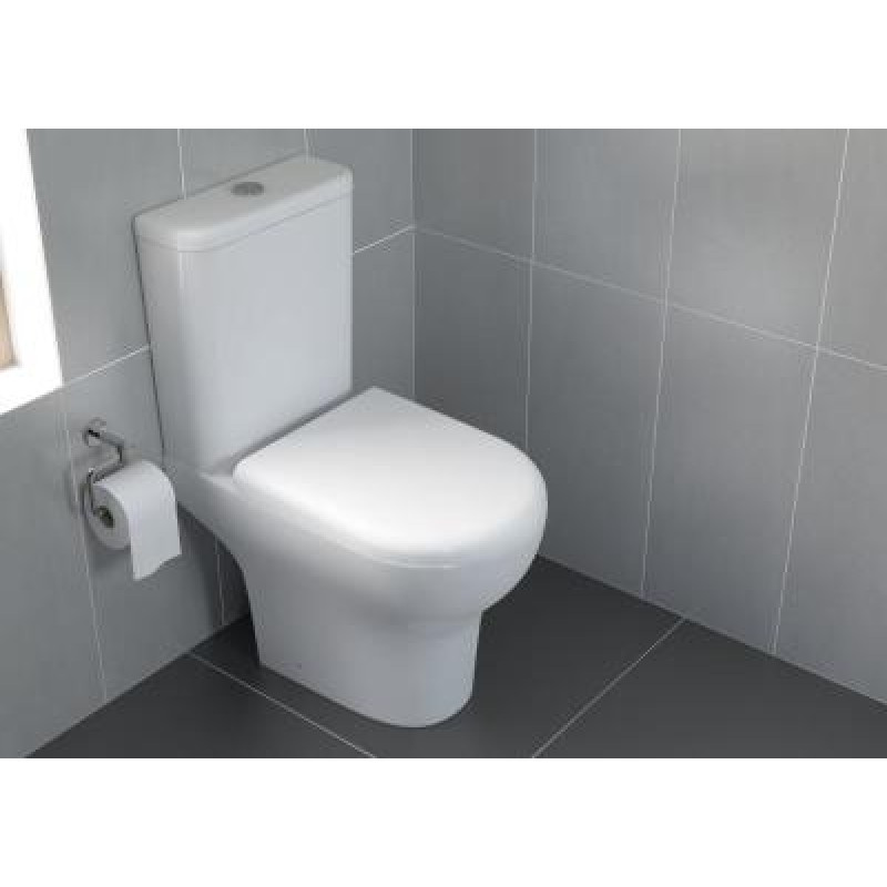 Комплект унитаз безободковый VitrA Zentrum с сиденьем микролифт 9824B003-7207