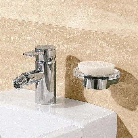 Мыльница KEUCO PLAN с хрустальной чашей хром 14955019000