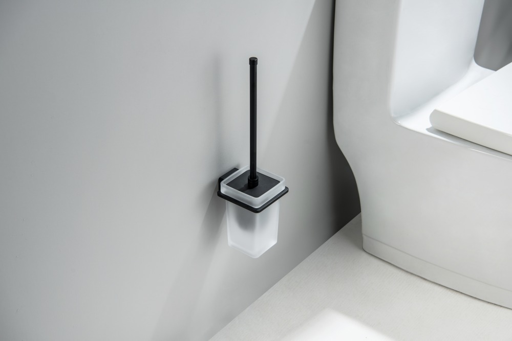 Ершик для унитаза настенный Aquatek Libra матовый черный AQ4310MB