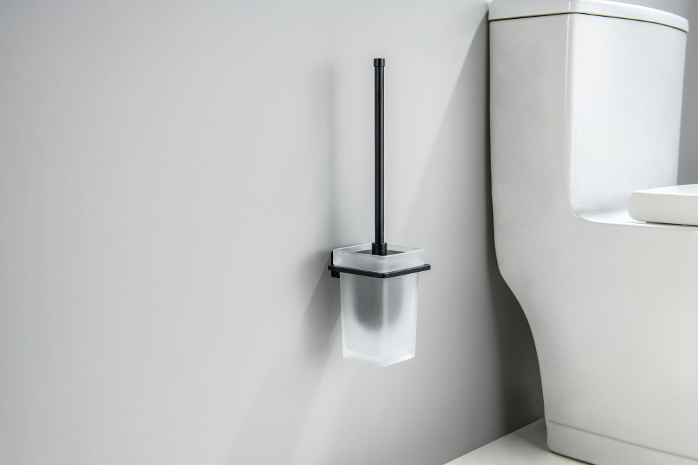 Ершик для унитаза настенный Aquatek Libra матовый черный AQ4310MB