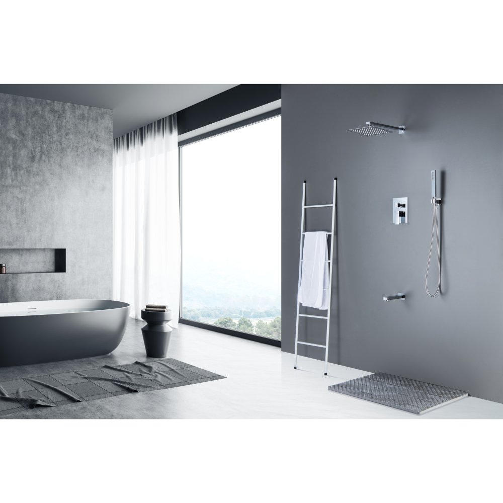 Душевой комплект Aquanet ЛИБРА Set 4 в 1 3 режима AQ1673CR