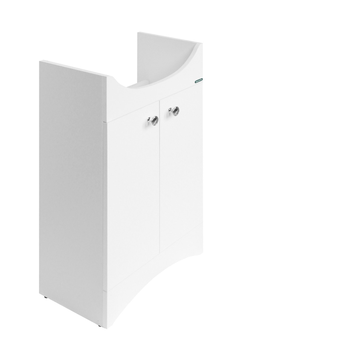 Тумба под умывальник напольная Sanita Luxe Аттика 50 490х820х330 мм белая ATKSACW50013F1