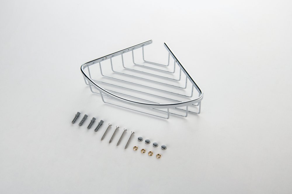 Полка угловая Aquanet хром AQ4906CR