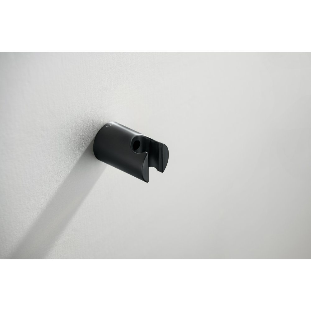 Держатель ручного душа Aquanet матовый черный AQ2404MB