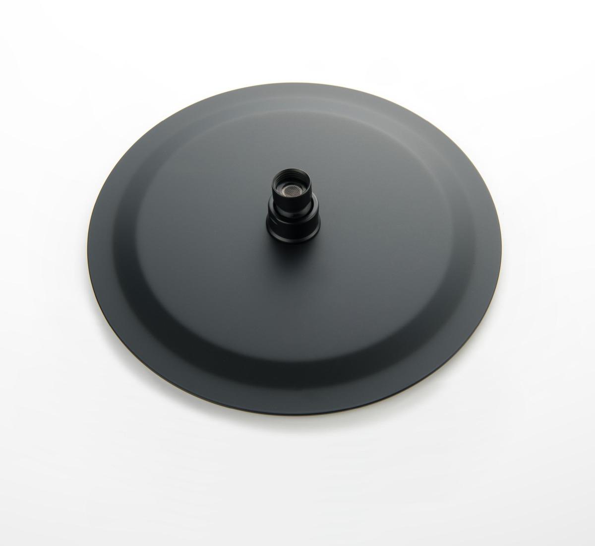 Верхний душ Aquanet AQ2073MB круглый 250х2 мм матовый черный AQ2073MB