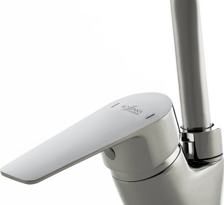 Смеситель для кухни Rossinka Silvermix S35-26 с гибким изливом хром S35-26