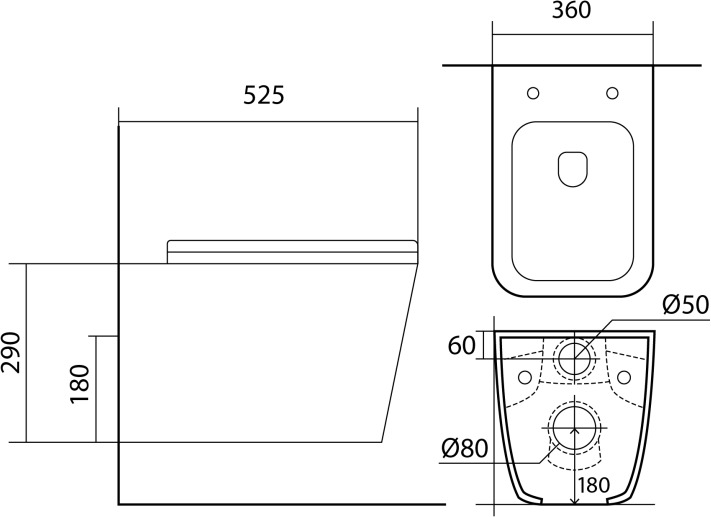 Комплект инсталляция с унитазом Aquatek Либра New (INS-0000012, KKI-0000002, KDI-0000021, AQ0530N-00) ЛИБРА N KDI21