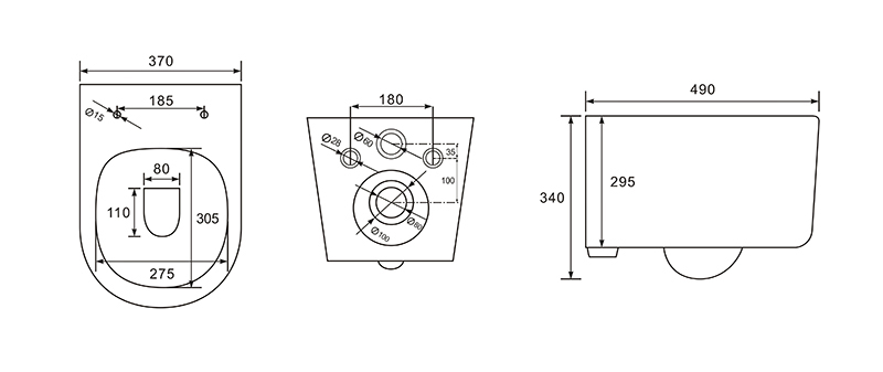 Комплект инсталляции 4 в 1 Aquatek Мия-020 рама Standard INS-0000012 и унитаз AQ2004-00 МИЯ-020 4в1