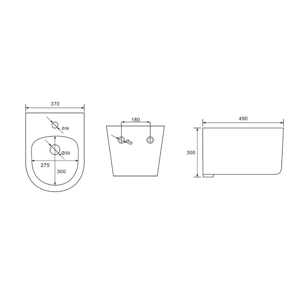 Комплект инсталляции для биде AQUATEK МИЯ-MB (рама INSB-0000001, крепеж KKI-0000002, биде AQ1004-MB) INSB-0000001/KKI-0000002/AQ1004-MB