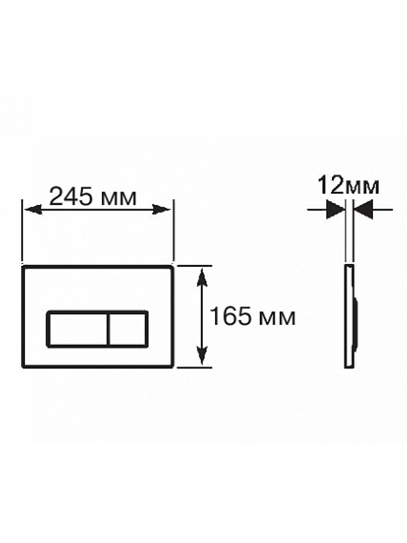 Комплект инсталляции 4 в 1 Aquatek Поларис (рама Standard, унитаз AQ0700-01, сиденье soft-close, панель KDI-0000017) ПОЛАРИС-01-017