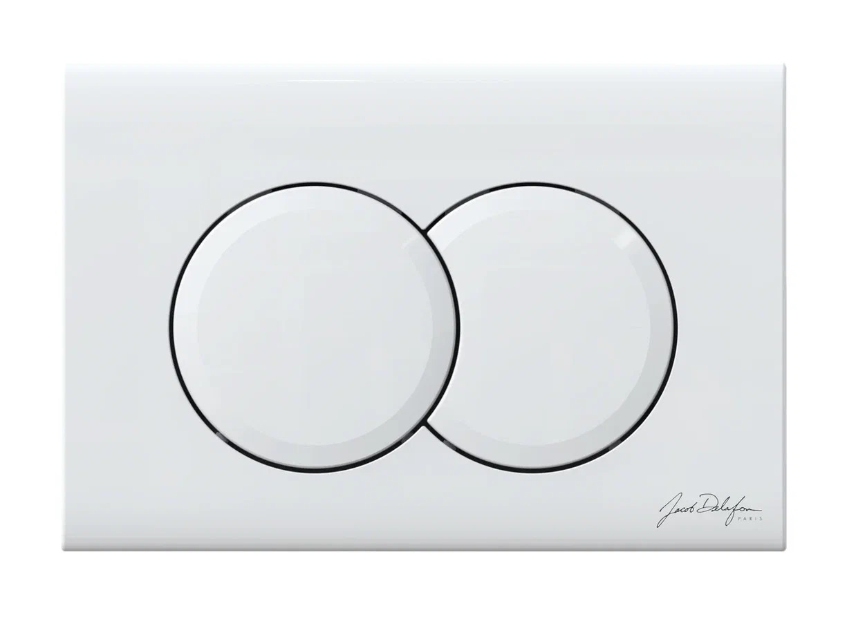 Унитаз с инсталляцией Jacob Delafon Odeon Rive Gauche сиденье микролифт кнопка смыва белый EDR103-00