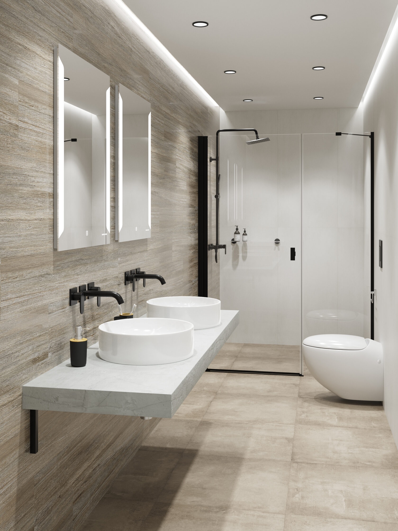 Умывальник накладной Sanita Luxe Best Slim 40 см Белый WB.CT/Best/40-N.Slim/WHT.G/S1