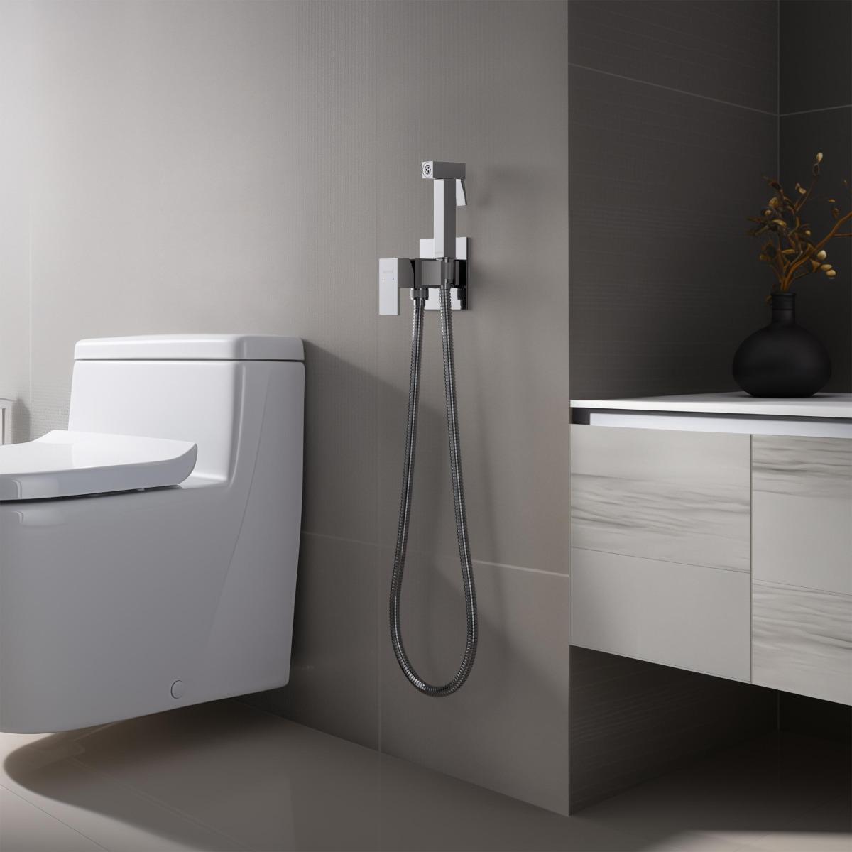 Комплект для гигиенического душа встроенный Aquatek Либра AQ1022CR