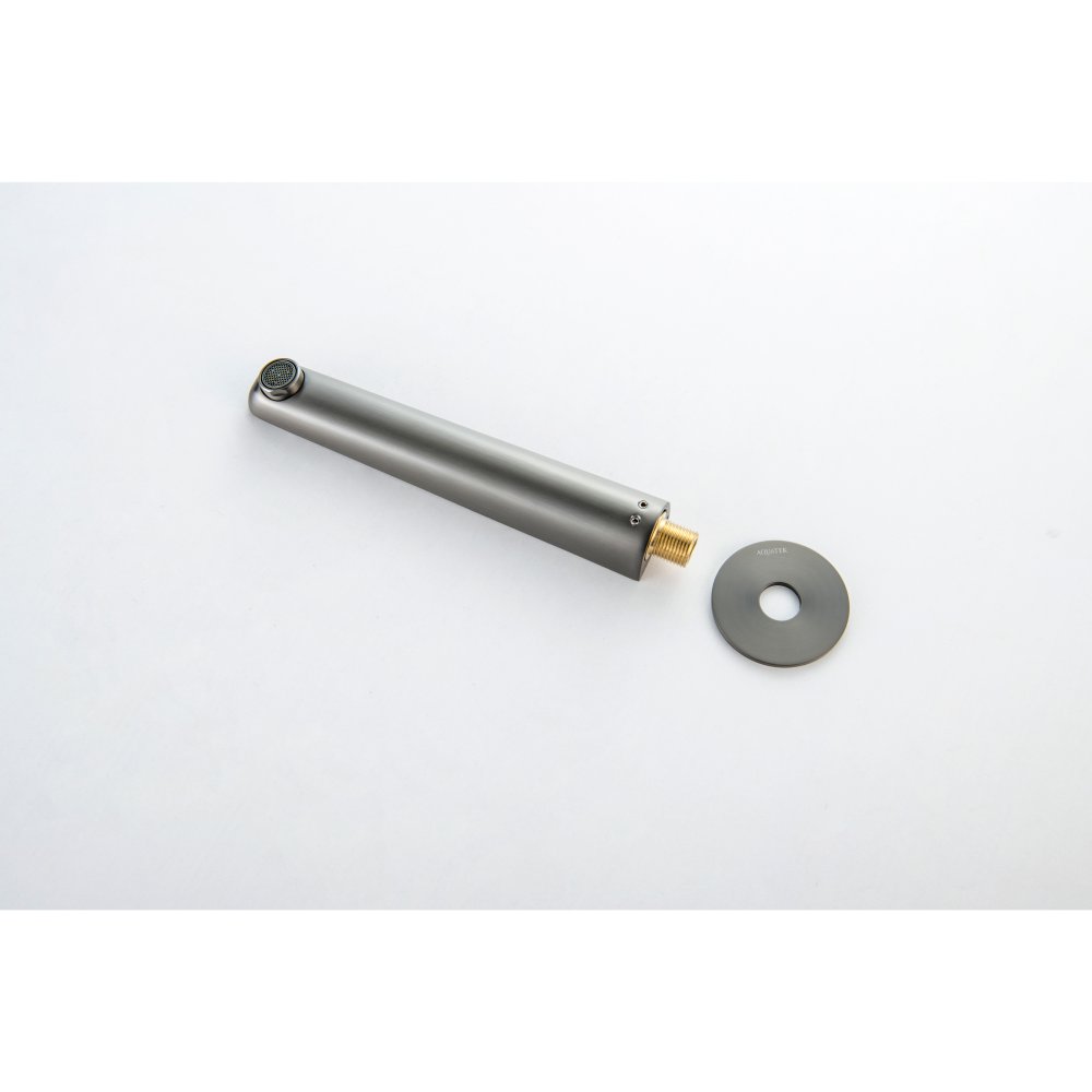 Излив для ванны AQUATEK БЕТТА 224 мм оружейная сталь AQ1141BGM