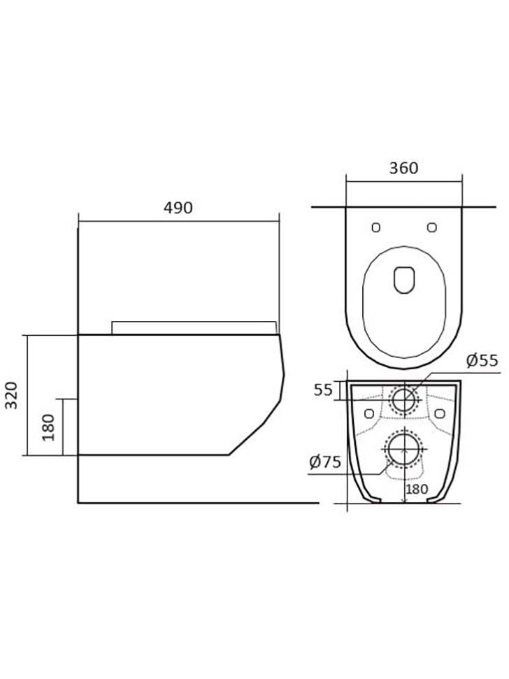 Комплект инсталляции с унитазом AQUATEK ЕВРОПА (рама INSP-0000001, унитаз AQ1900T-00 soft-close) ЕВРОПА-INSP01