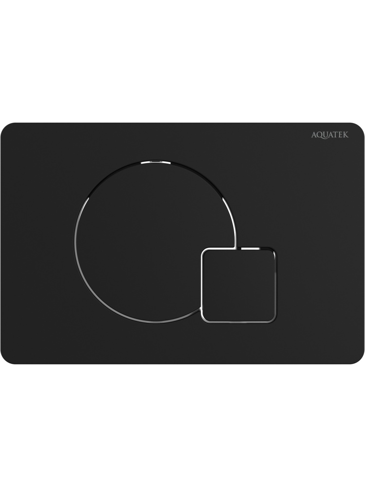 Панель смыва KDI QD Черный матовый 162x244 мм KDI-0000069