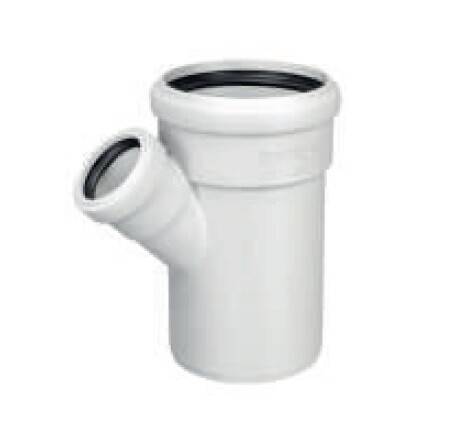 Тройник Ostendorf Skolan Safe SKEA-HT 90/50 мм 45° RAL 7035 334230