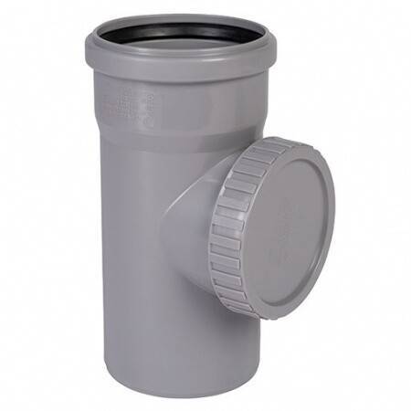 Ревизия канализационная Ostendorf HT HTRE 110 мм PP RAL 7037 115600