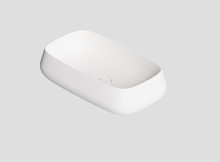 Раковина накладная Alice Ceramica Nur 600x350x140 мм белый 33250101