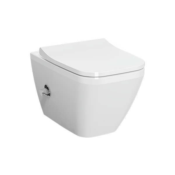 Унитаз-биде подвесной VitrA Integra Square 365x545x345 мм белый 7082B003-7209