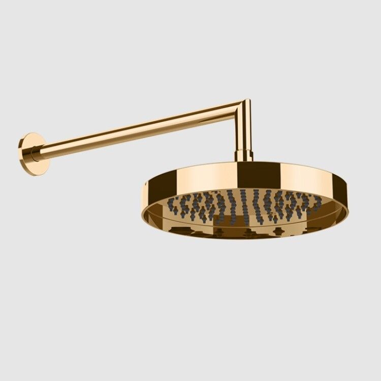 Верхний душ Gessi Ventaglio 250x250 мм с держателем Warm Bronze PVD 63045735