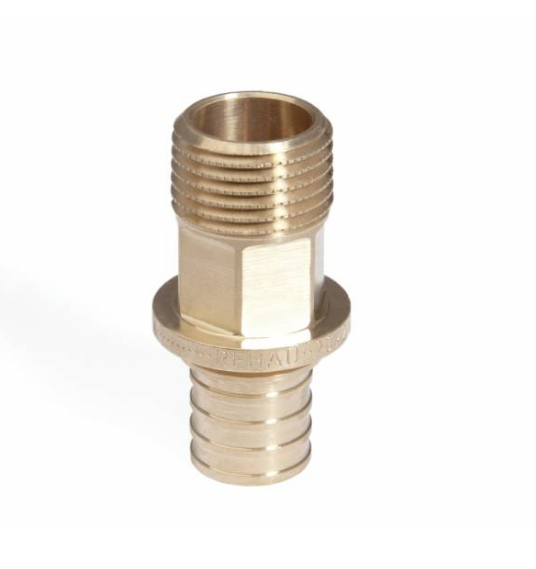 Переходник с наружной резьбой REHAU RAUTITAN RX+ 32-R 3/4 бронза 14563203001
