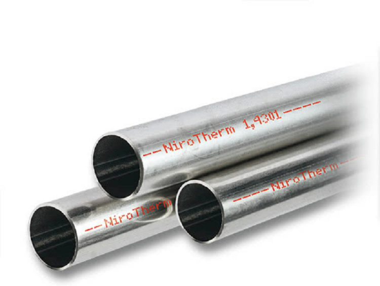 Труба системная SANHA NiroTherm 15x0.6 мм нержавеющая сталь штанга 3 м 6915015