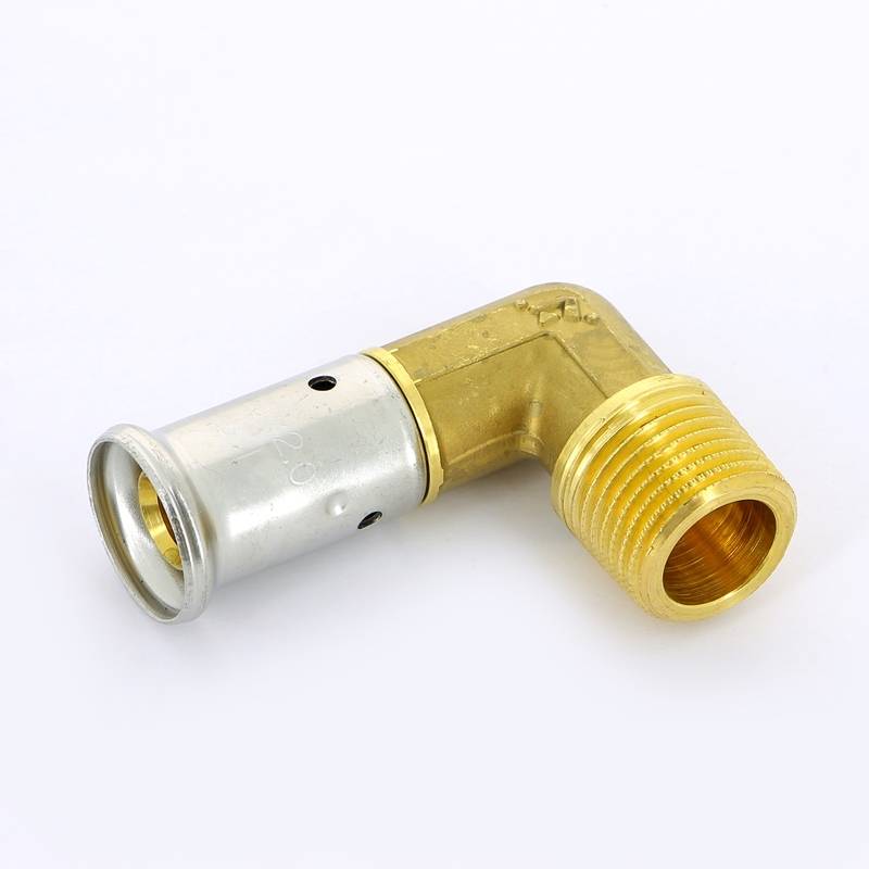 Угольник пресс Henco с наружной резьбой 16 x 1/2 5P-1604